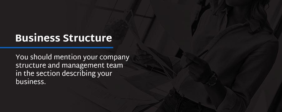 determine your business structure