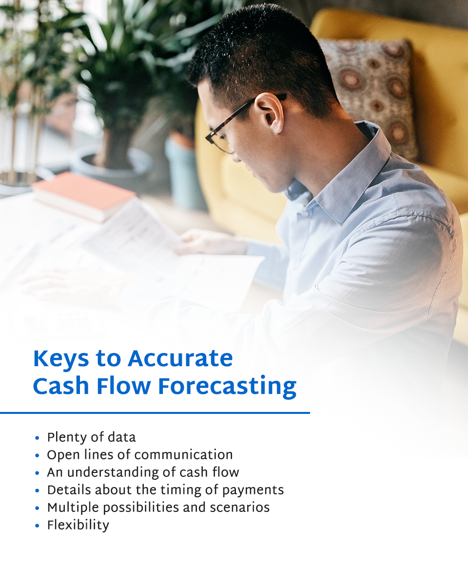 keys to accurate cash flow forecast
