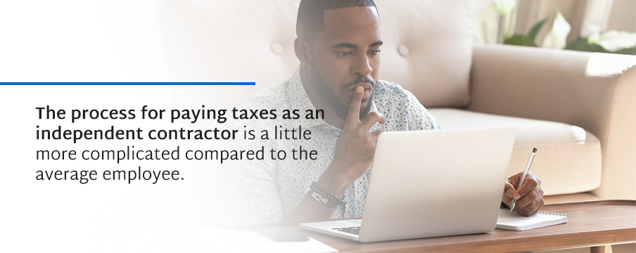 paying taxes as independent contractor